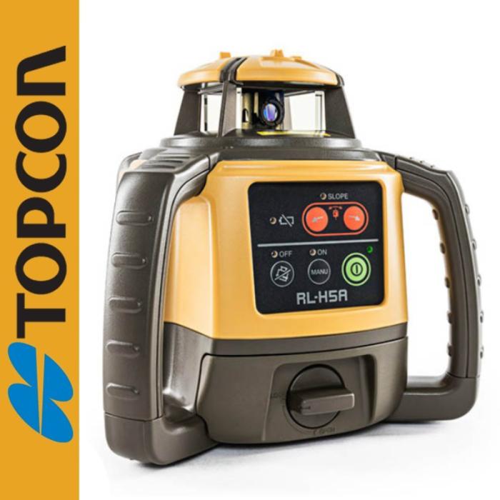 Set - Rotační laser Topcon RL-H5A výsuvný stativ + lat´